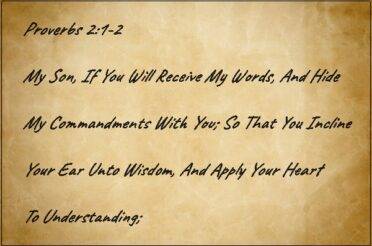 Proverbs 2:1-2 | Purpose In Your Heart