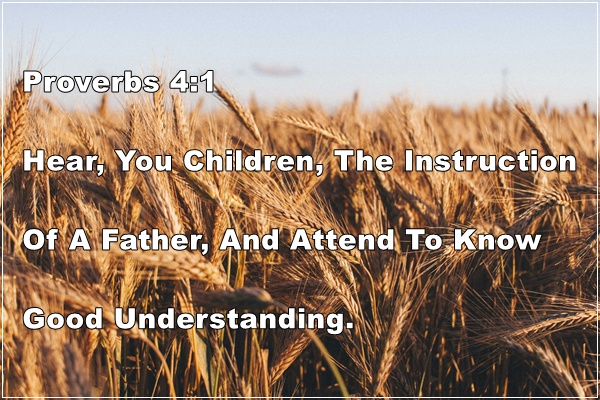 Proverbs 4:1 | Get Wisdom & Get Good Understanding
